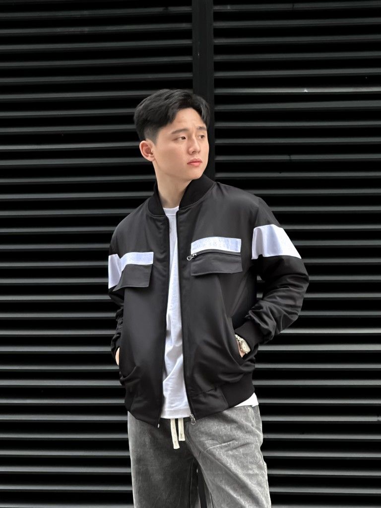 Áo Khoác Dù Phối Túi AKD0035